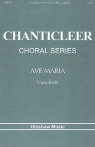 Ave Maria SAATTBB choral sheet music cover Thumbnail